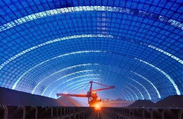 乌海亿优钢构工程师为您解析原料场封闭技术的特点和类型